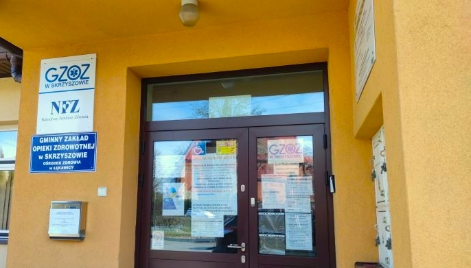Zdjęcie ośrodka zdrowia w Łękawicy